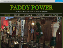 Tablet Screenshot of paddypowerpub.com